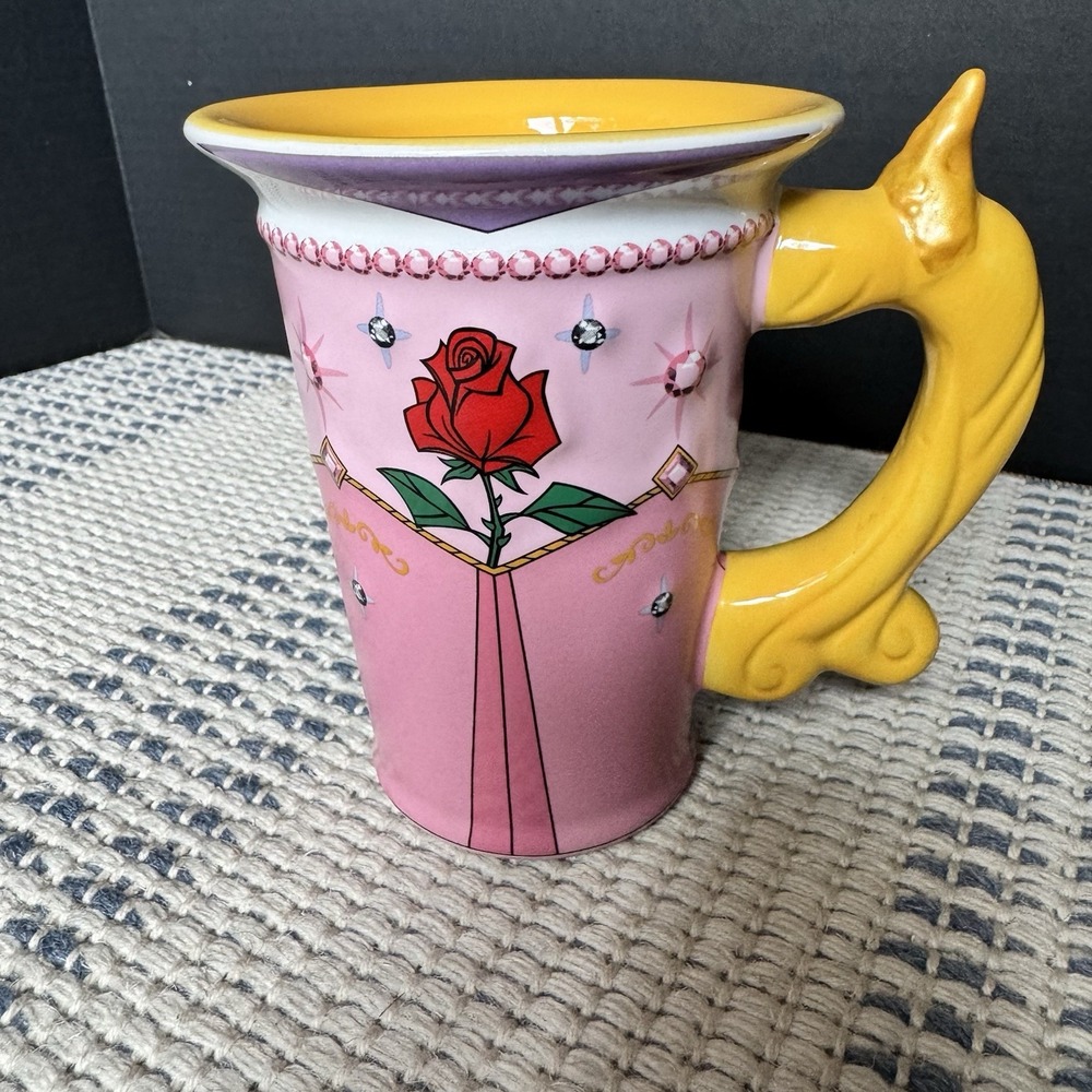 Disney Parks Princess Aurora Sleeping Beauty Dress 3D Coffee Cup Mug